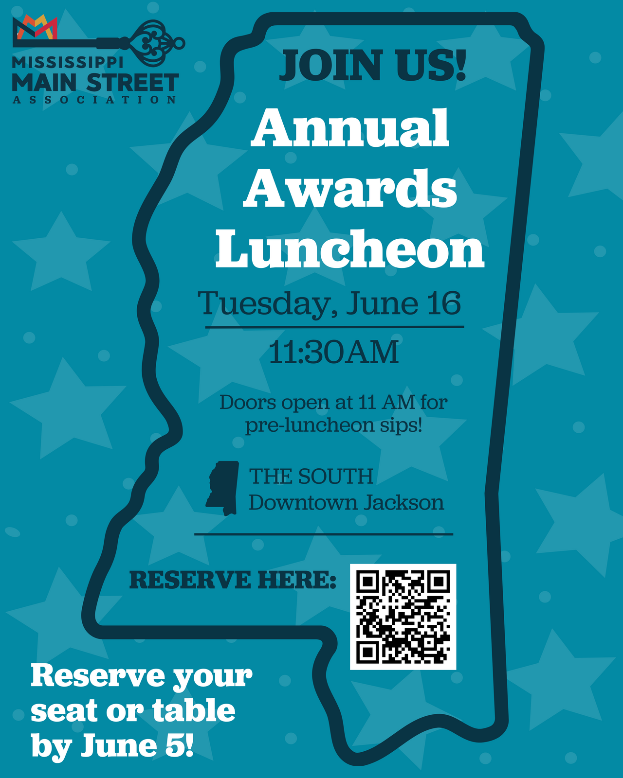 June 16: Annual Awards Luncheon in Jackson