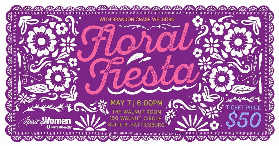 May 7: Floral Fiesta in Hattiesburg event photo