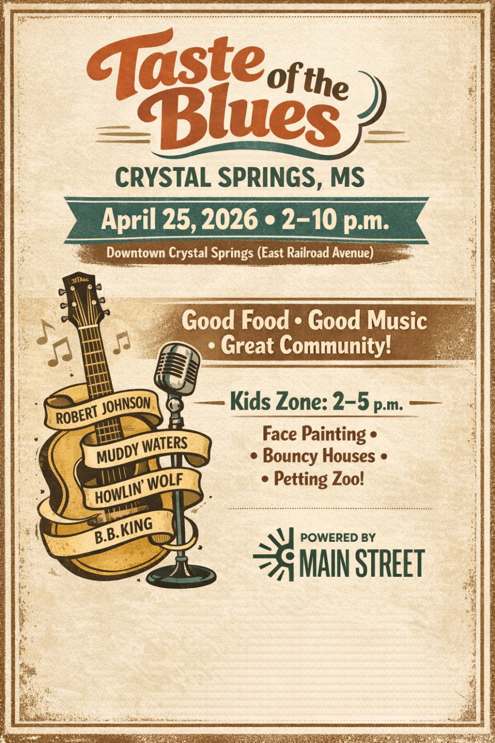 June 13: Taste of the Blues in Crystal Springs event photo