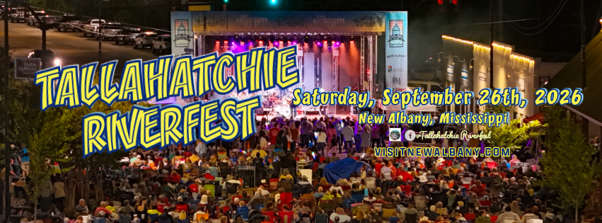 Sept. 26: 2026 Tallahatchie Riverfest in New Albany event photo