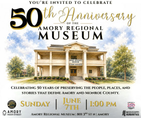 June 7th: 50th Anniversary of the Amory Regional Museum event photo