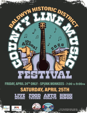 April 24-25: 10th Annual County Line Music Festival in Baldwyn event photo